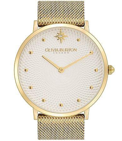 Olivia Burton Celestial Quartz Analog Pink Leather Strap Watch Product Image