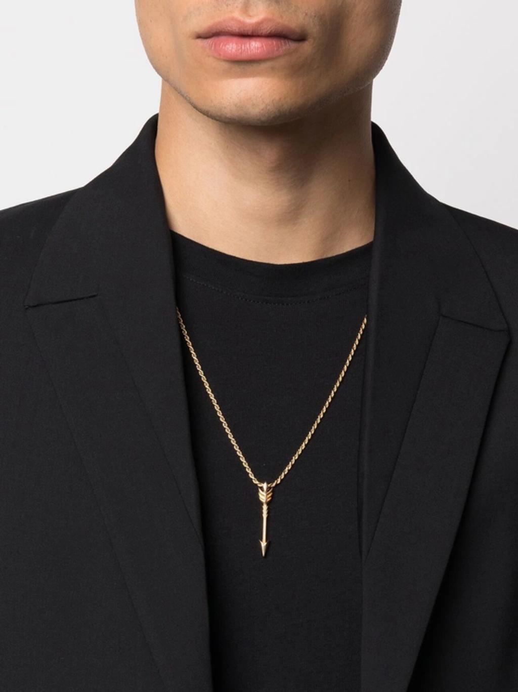 EMANUELE BICOCCHI Arrow Pendant Necklace In Gold Product Image