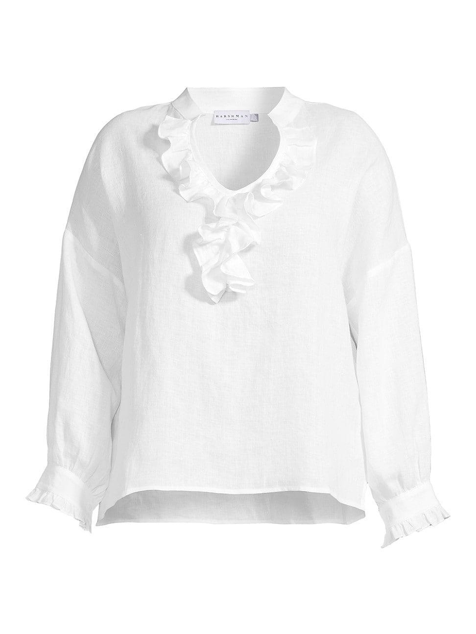 Womens Cordelia Linen Blouse Product Image