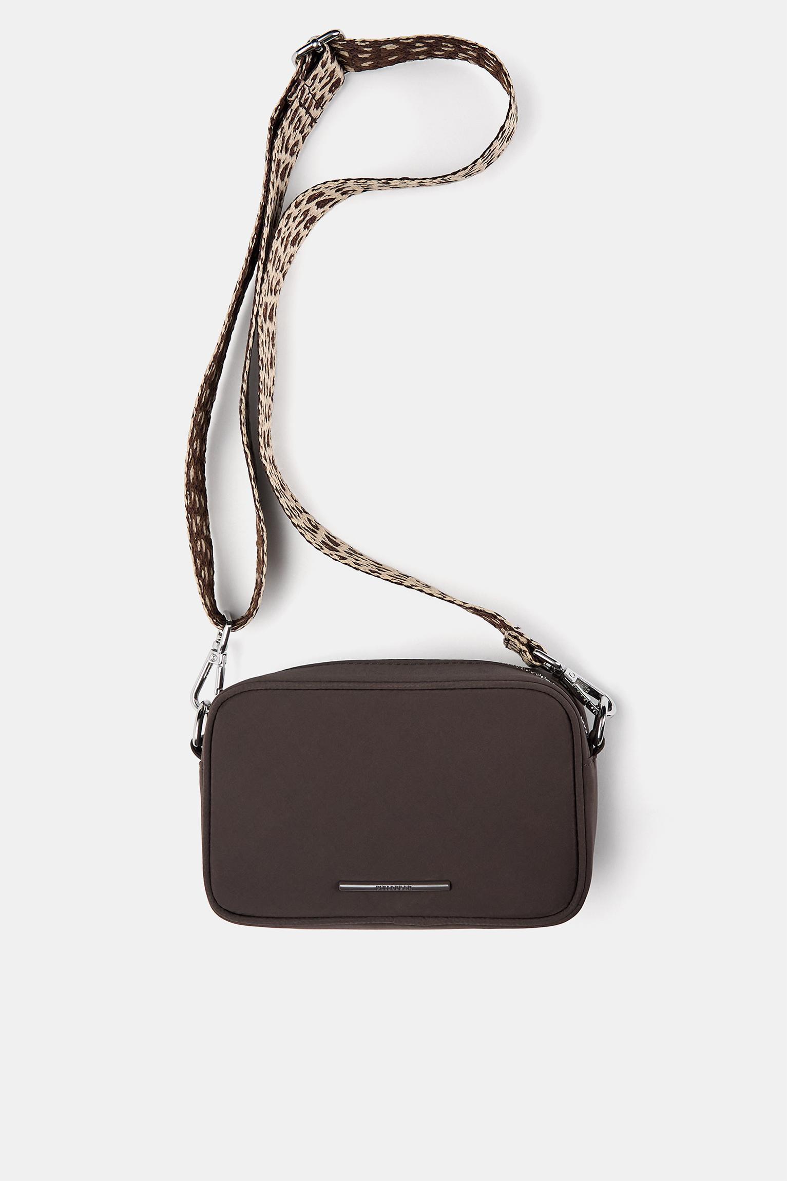 Leopard print crossbody bag with strap Product Image