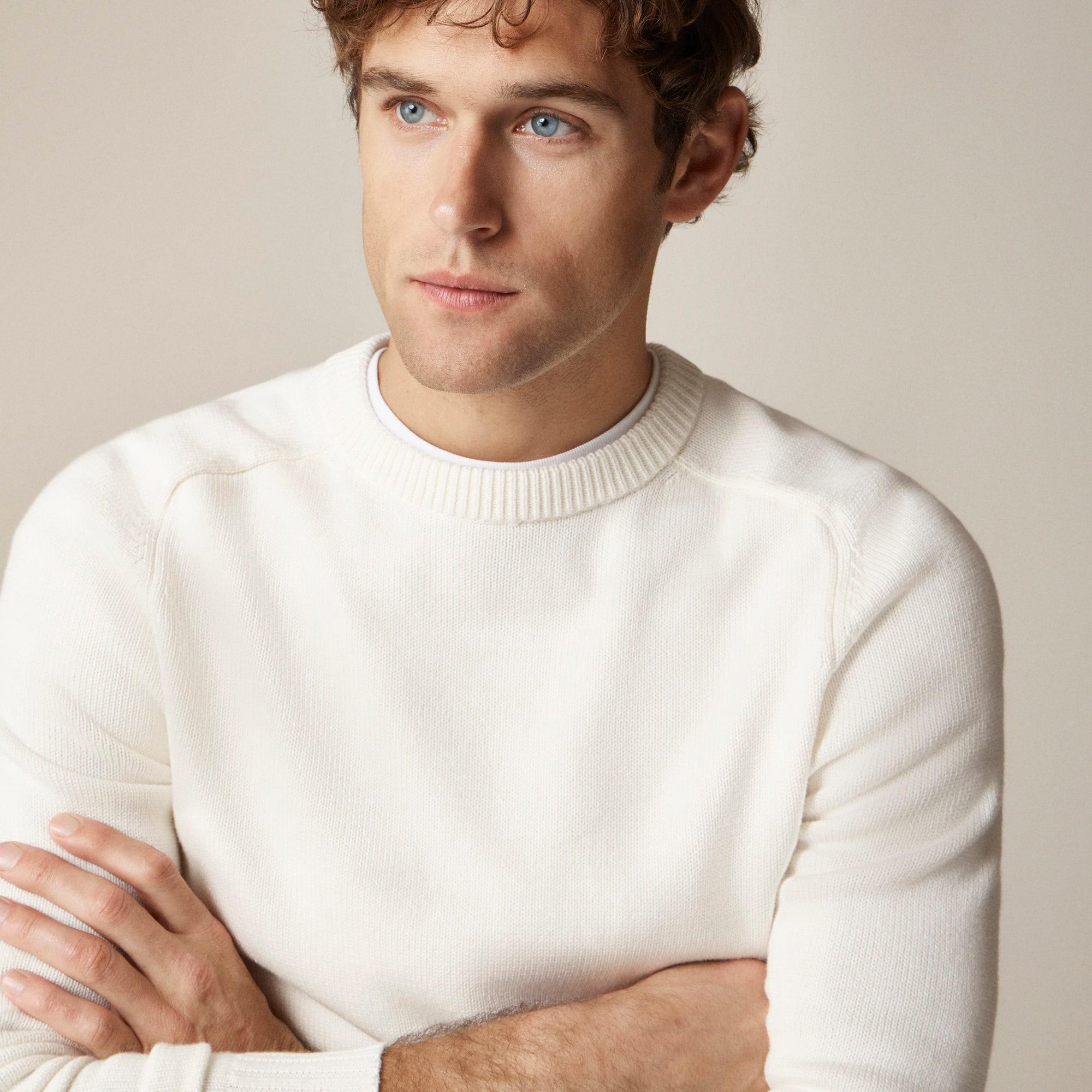 Heritage cotton crewneck sweater Product Image