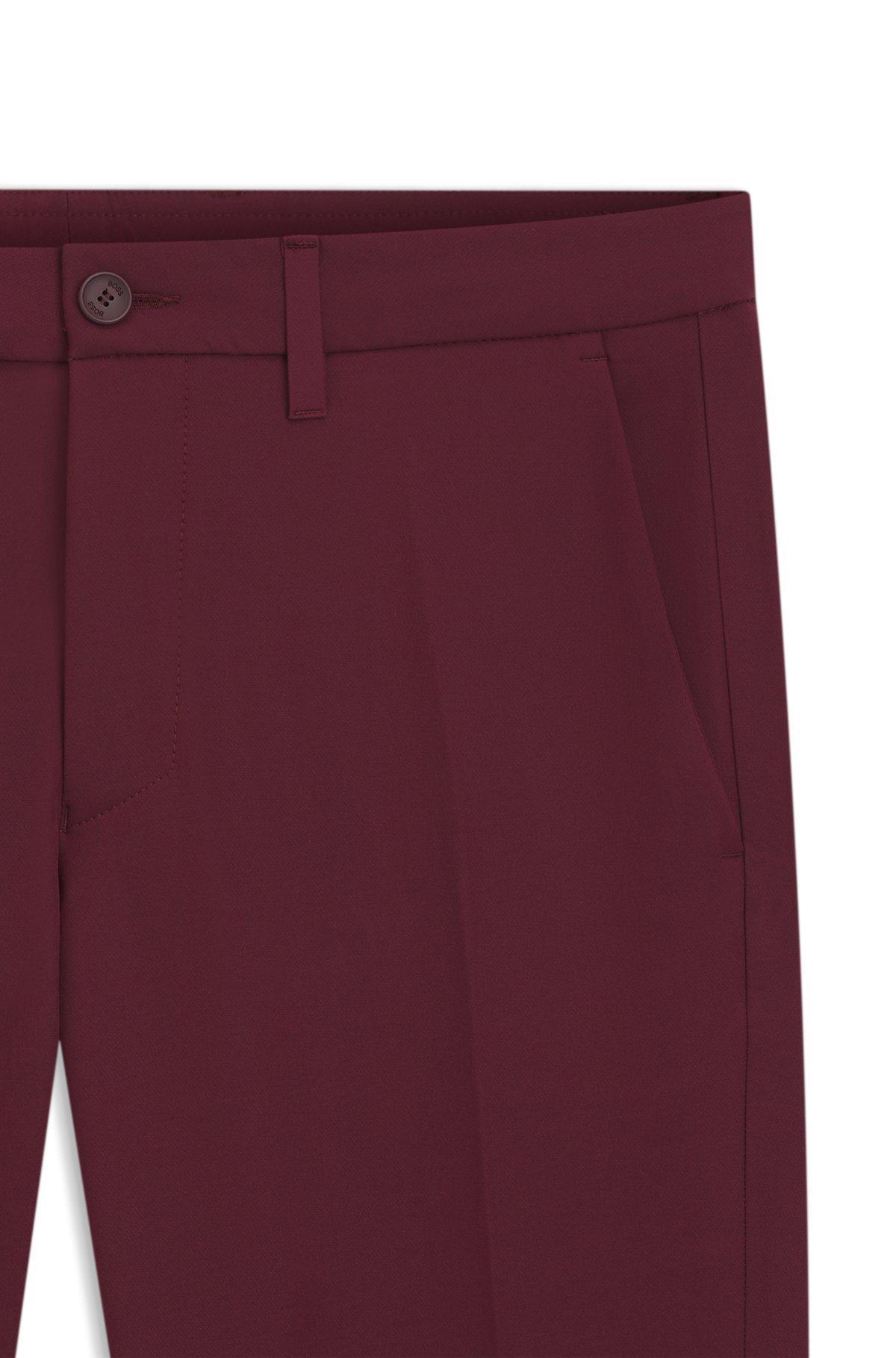 Slim-fit pants in water-repellent stretch fabric Product Image