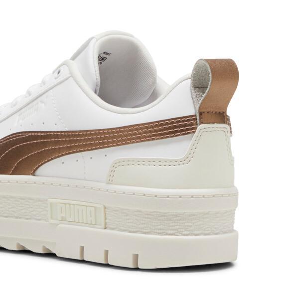 PUMA Mayze Glow-Up Women's Sneakers in White/Vapor Grey Product Image