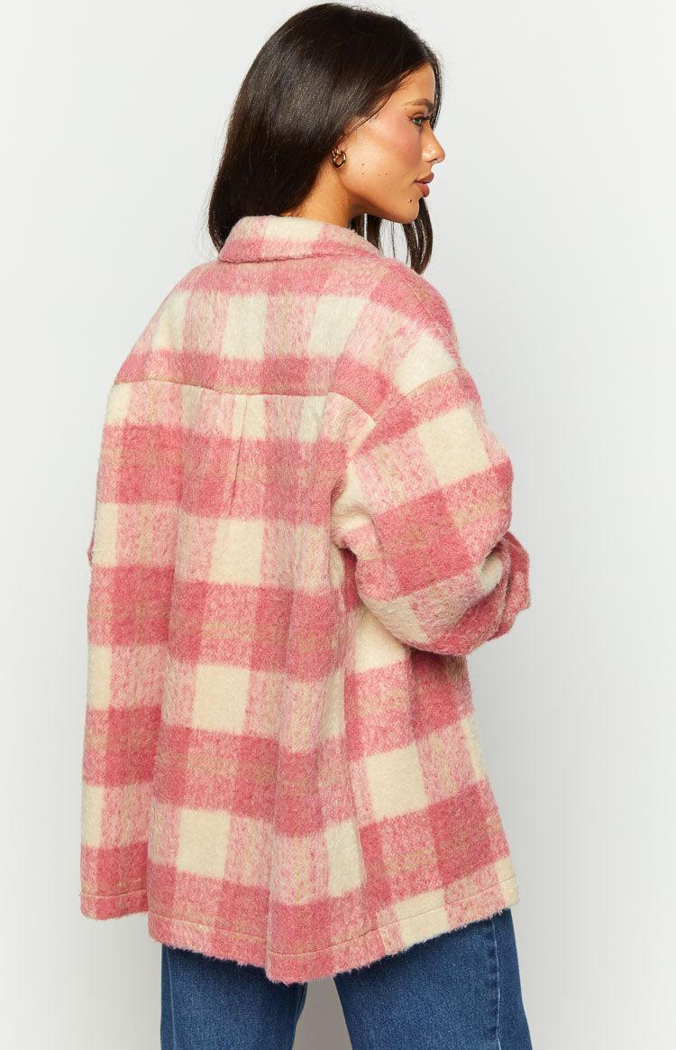Neve Pink Check Jacket Baby Product Image