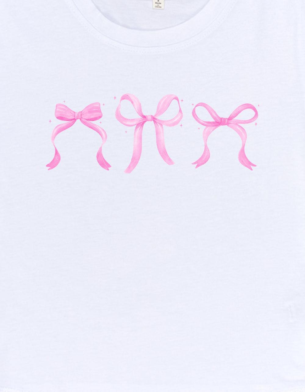 BOW Trio Womens Baby Tee Product Image