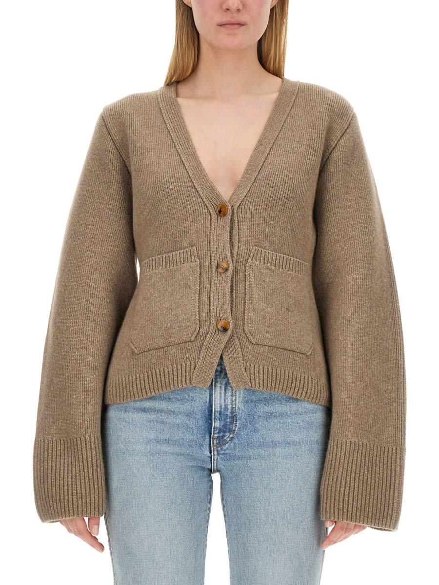 Camel Cashmere Icon Cardigan In Nude & Neutrals Product Image