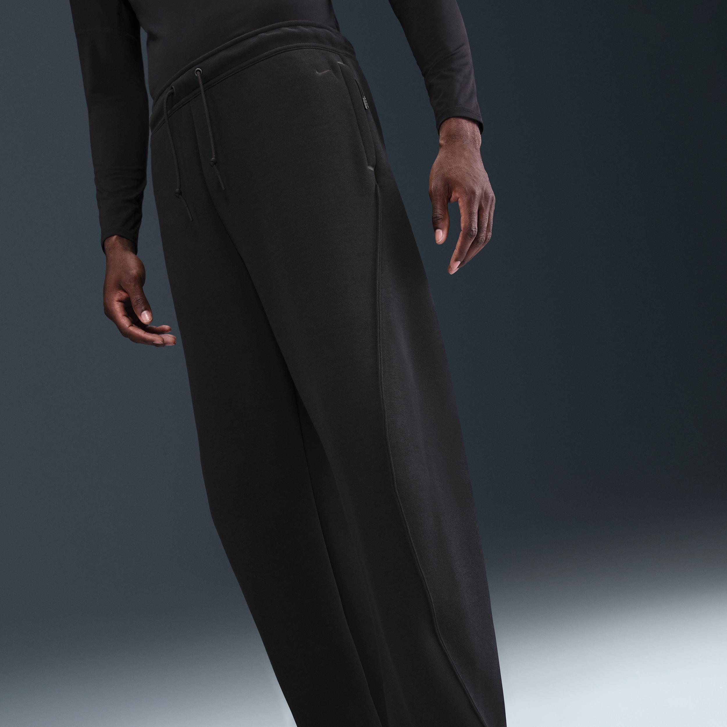 Nike Mens Tech Fleece Loose-Fit Open Hem Pants | HV6541-010 Product Image