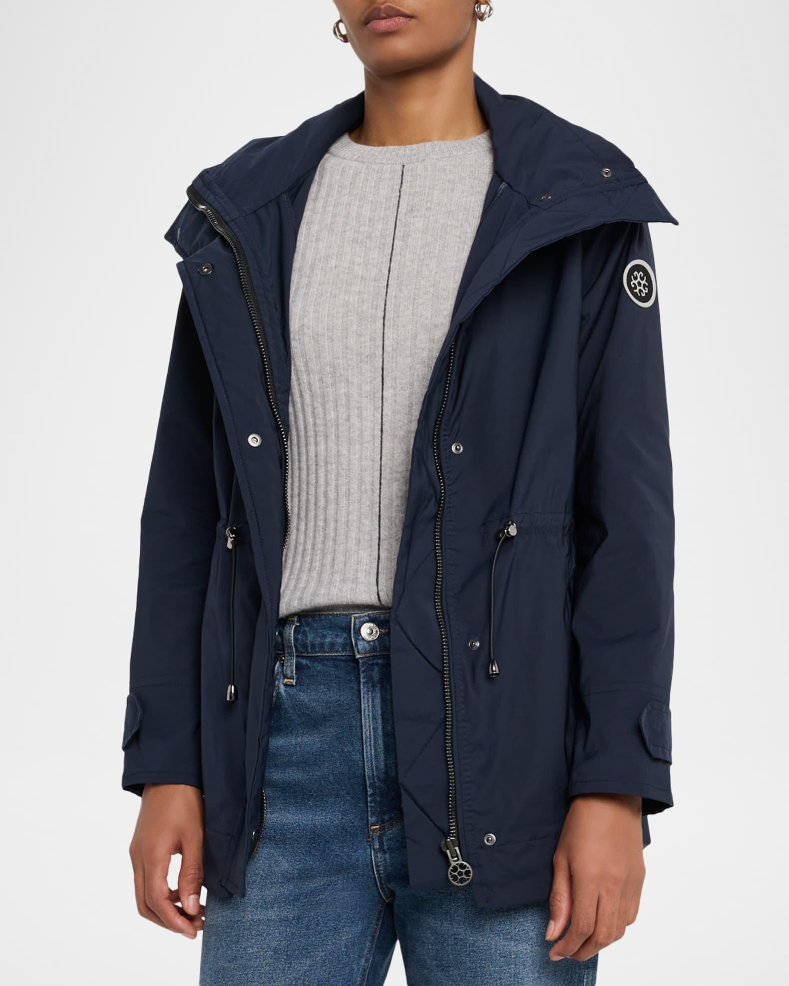 Lightweight Jacket With Concealed Hood Product Image