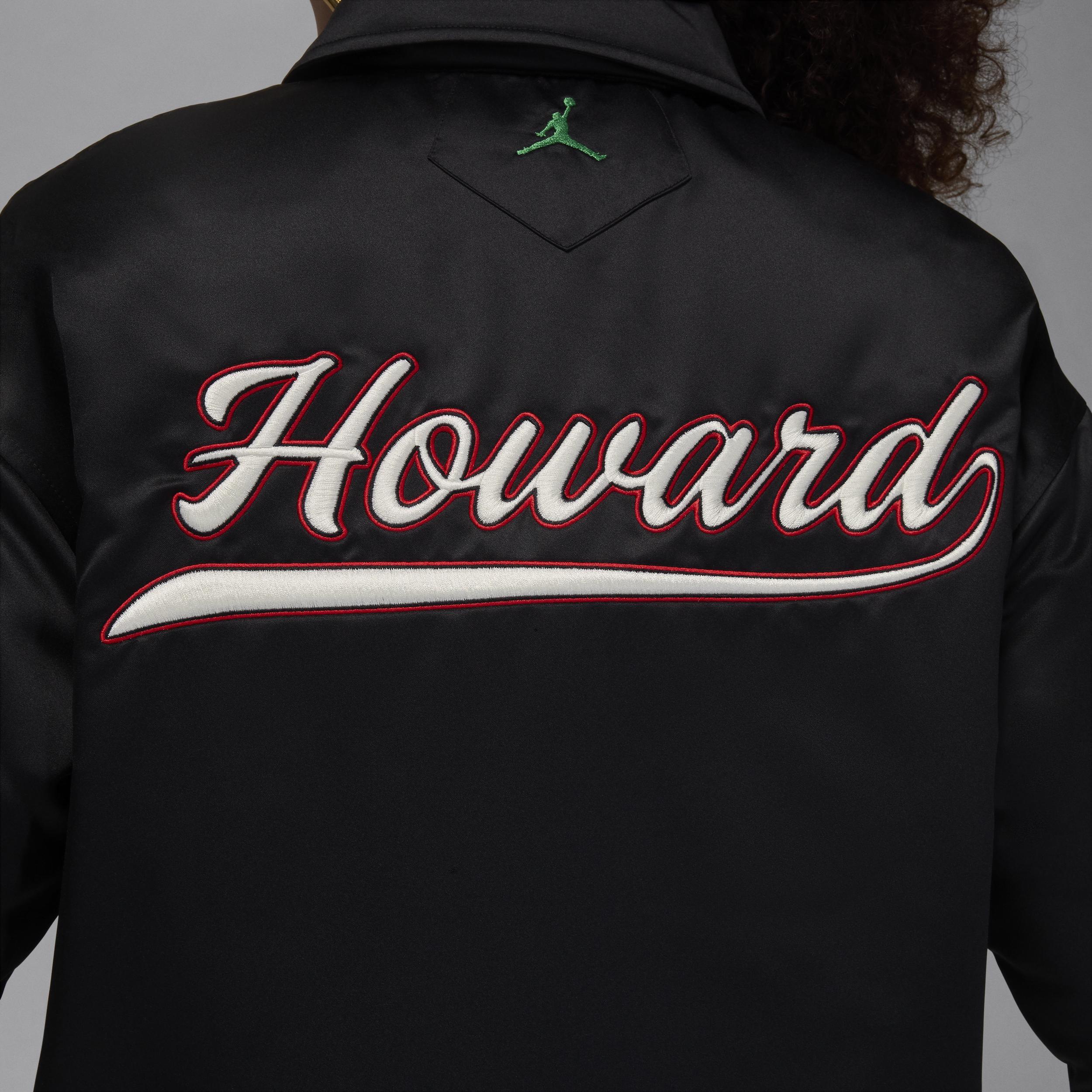 Women's Jordan x Howard University Varsity Jacket Product Image