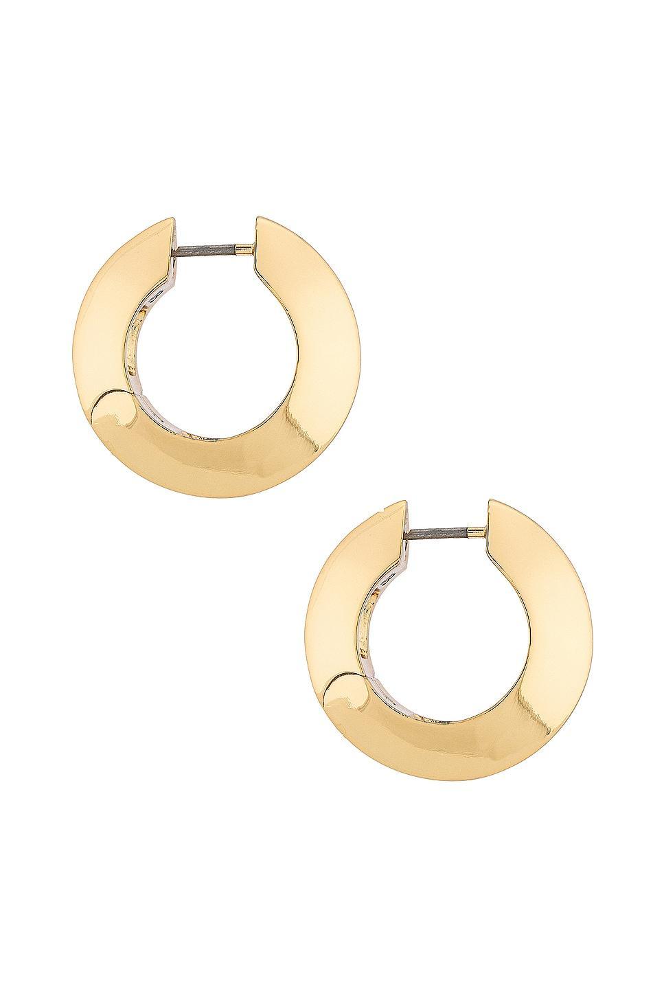 Wide Hinged Hoops Earrings Jenny Bird Product Image