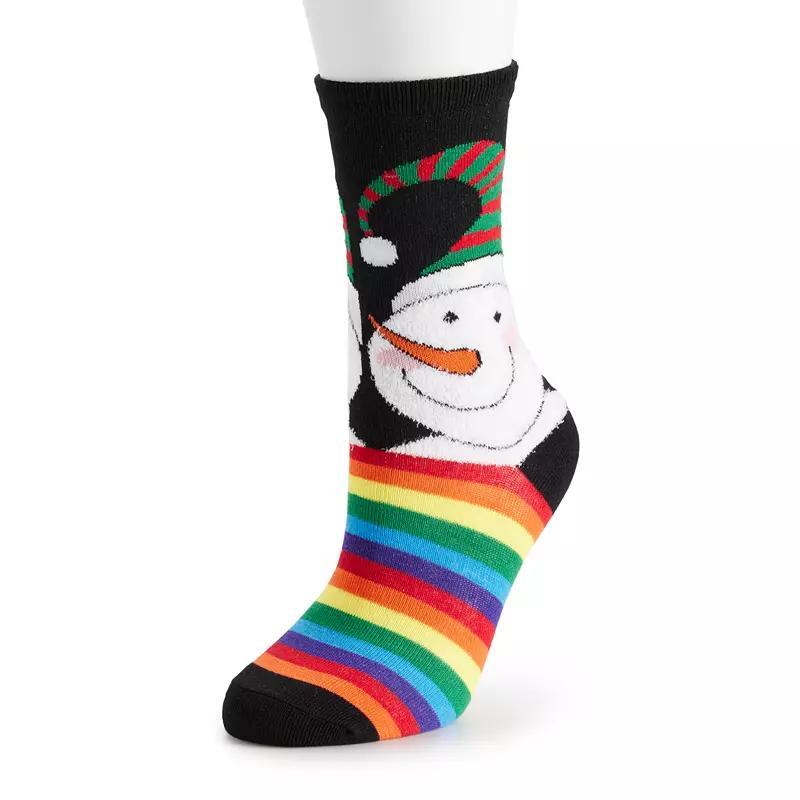 Womens SHINE Holiday Crew Socks Product Image