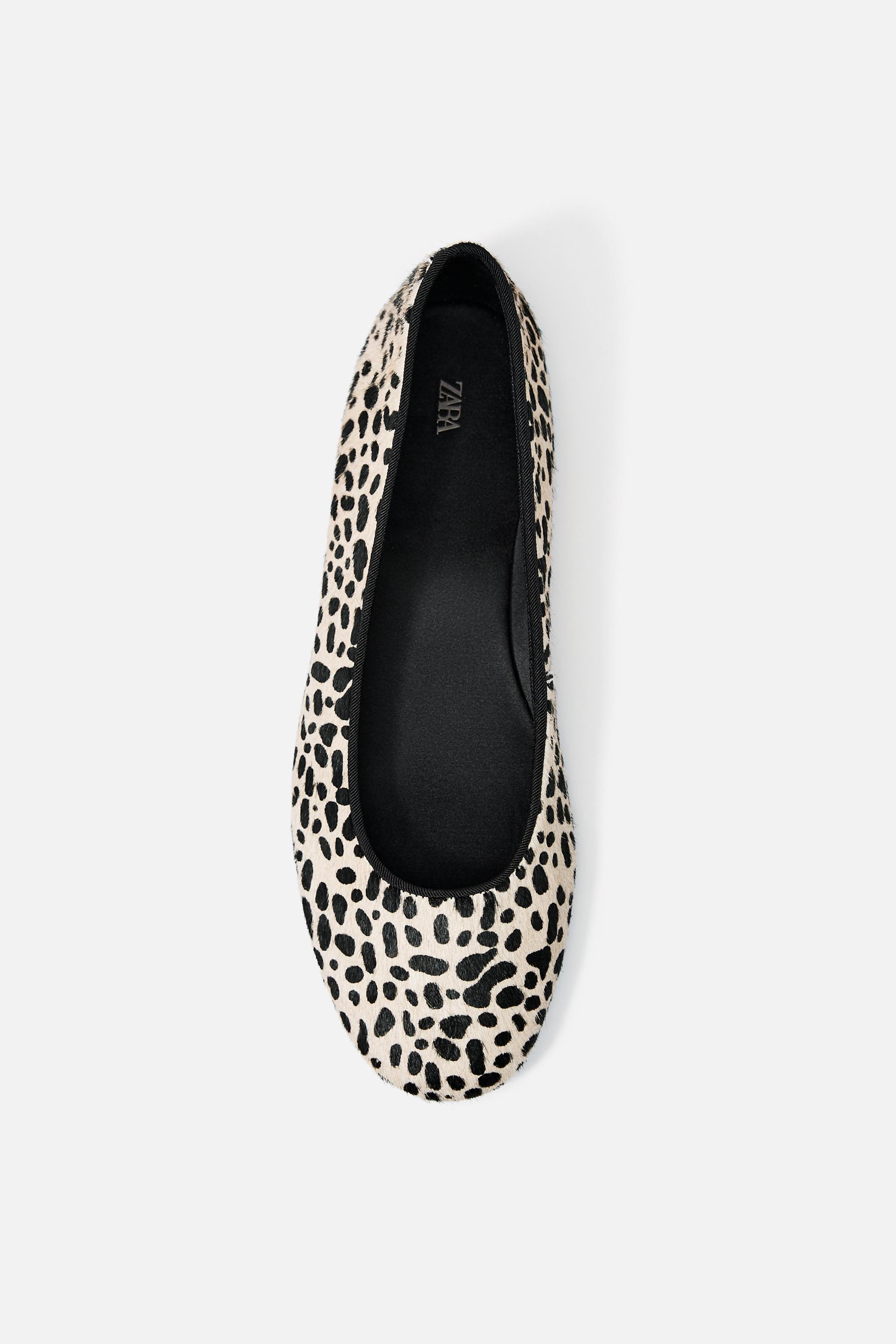 ANIMAL PRINT FAUX FUR BALLERINAS Product Image