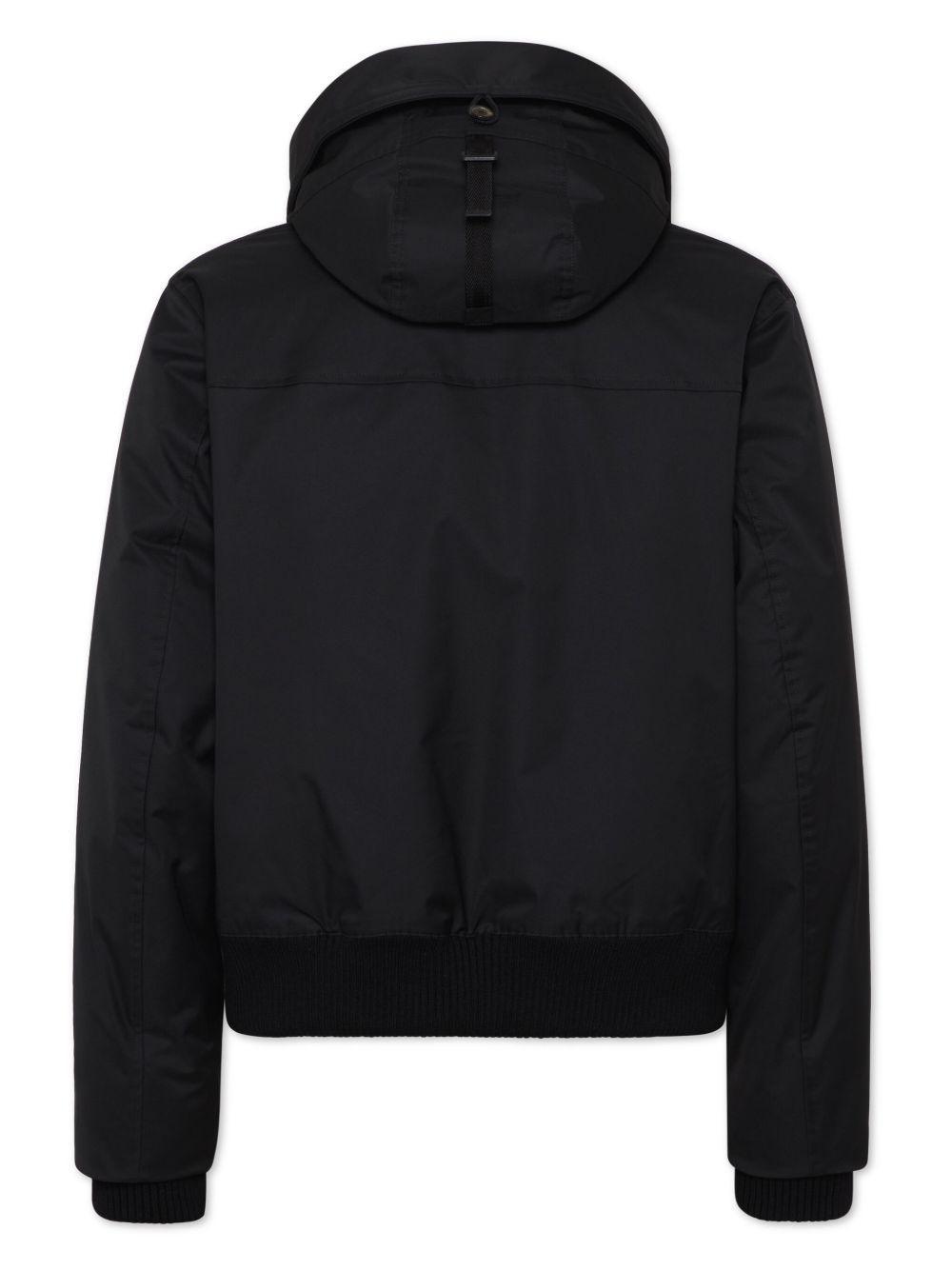 concealed logo-print padded jacket  Product Image