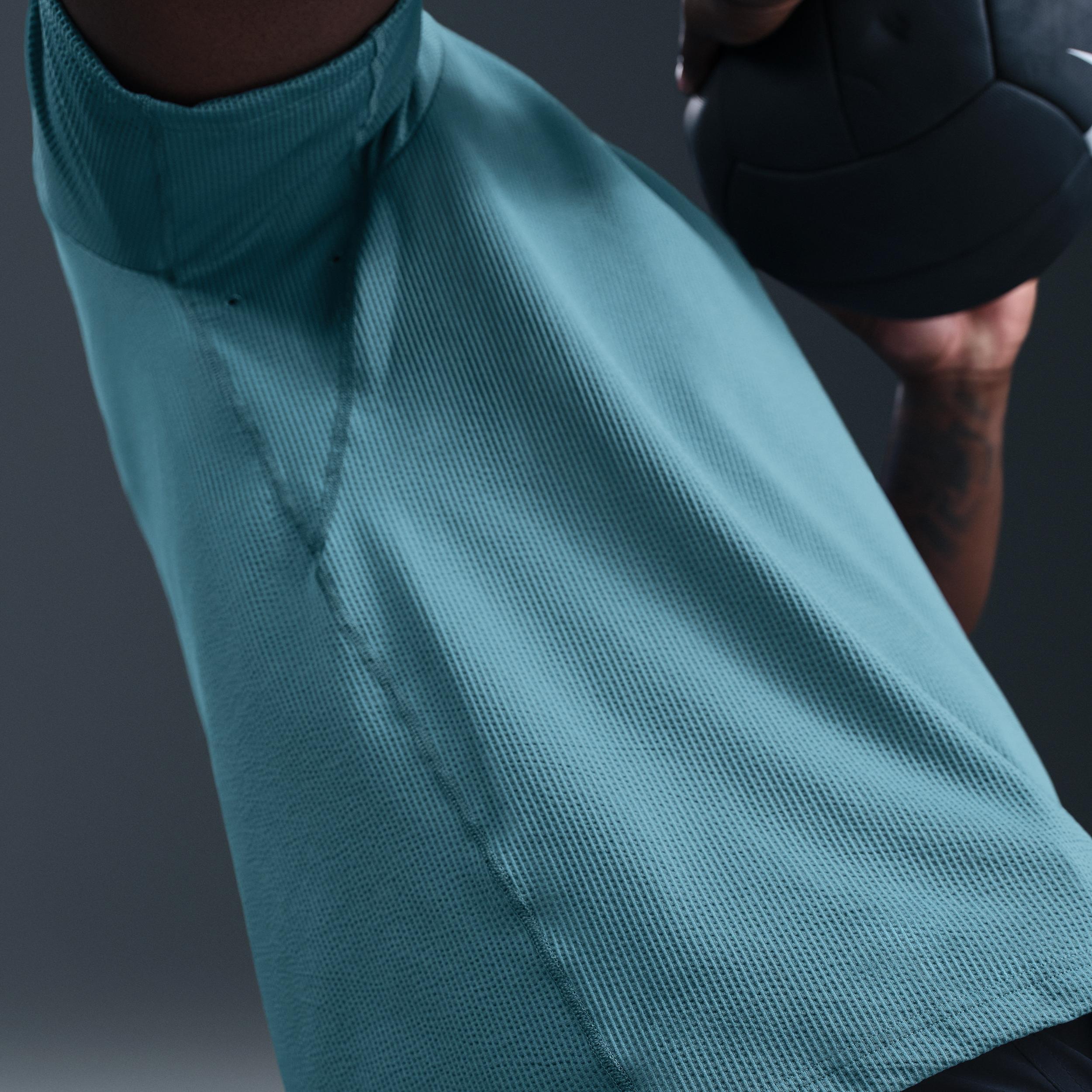 Nike Mens Primary Dri-FIT Seersucker Short-Sleeve Versatile Top | HJ4043-006 Product Image