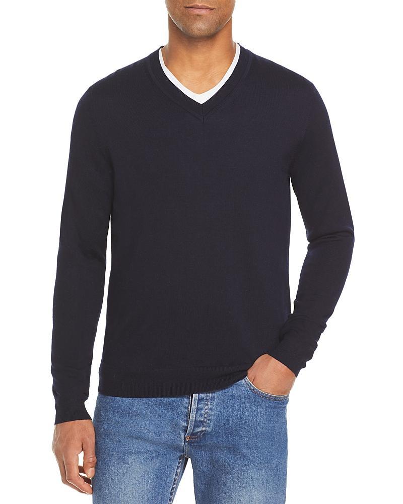 The Mens Store at Bloomingdales V-Neck Merino Sweater - Exclusive Product Image