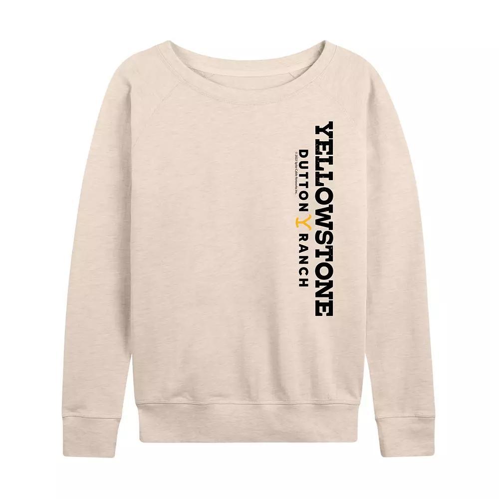 Women's Yellowstone Dutton Ranch French Terry Long Sleeve Tee, Girl's,  Product Image