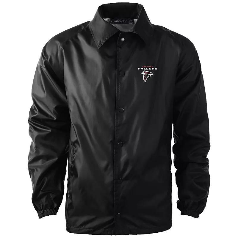 Men's Dunbrooke Black Pittsburgh Pirates Coach's Raglan Full-Snap Windbreaker Jacket,  Product Image