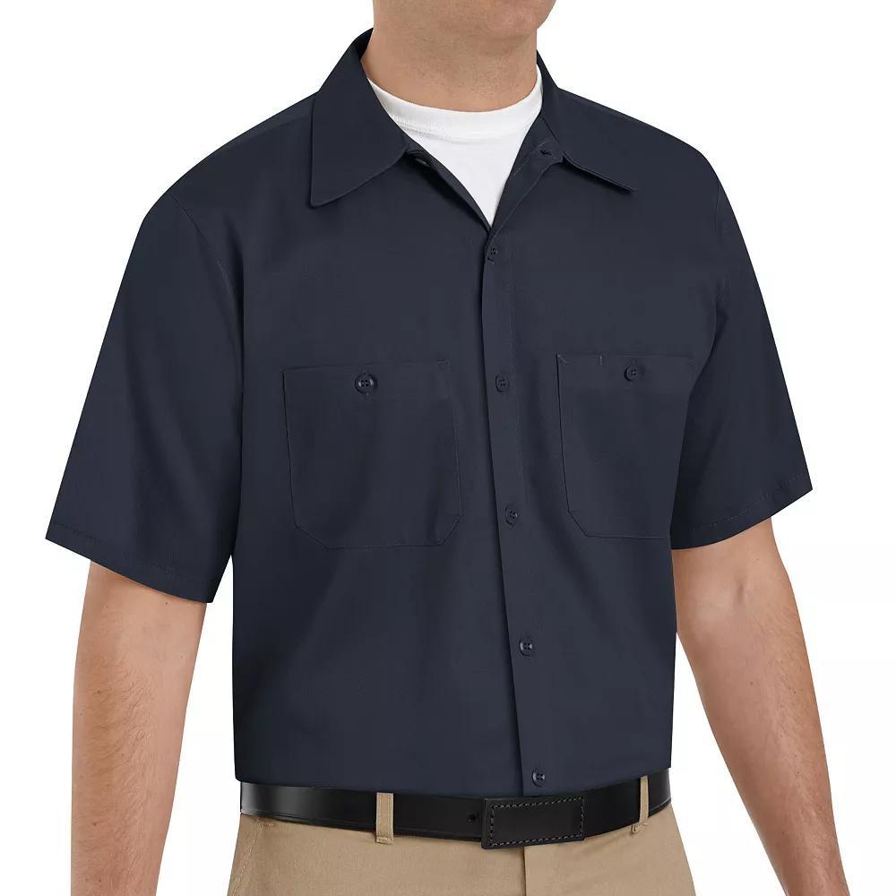 Red Kap Men's Short Sleeve Wrinkle-Resistant Cotton WorkShirt Product Image