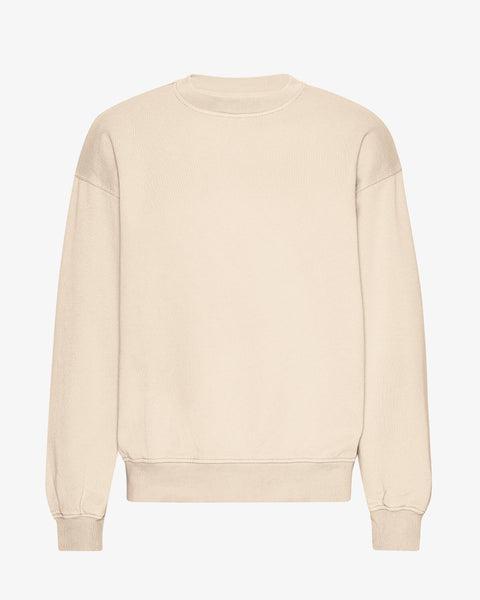 Organic Oversized Crew - Ivory White Product Image