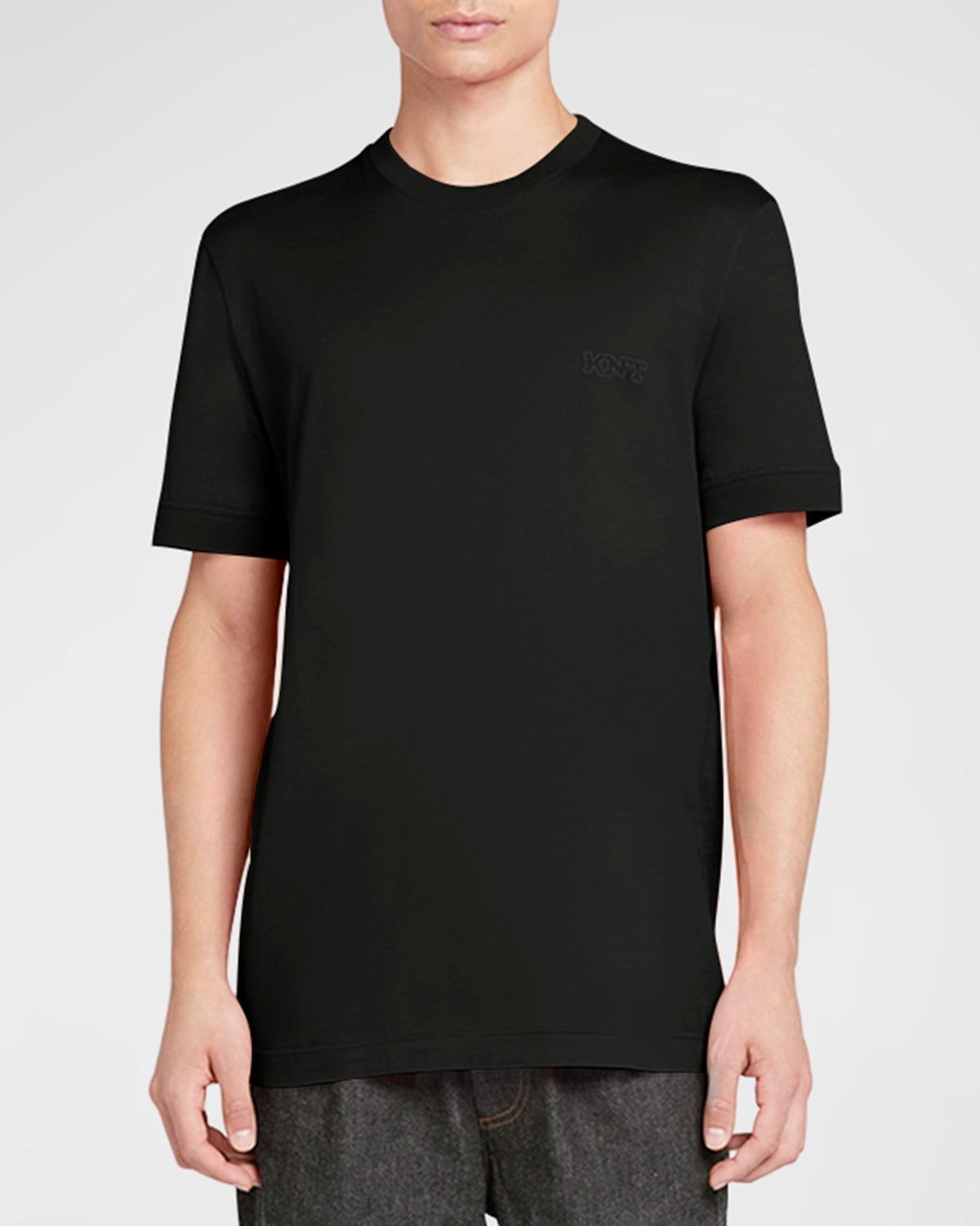 Men's Outline Logo Crewneck T-Shirt Product Image