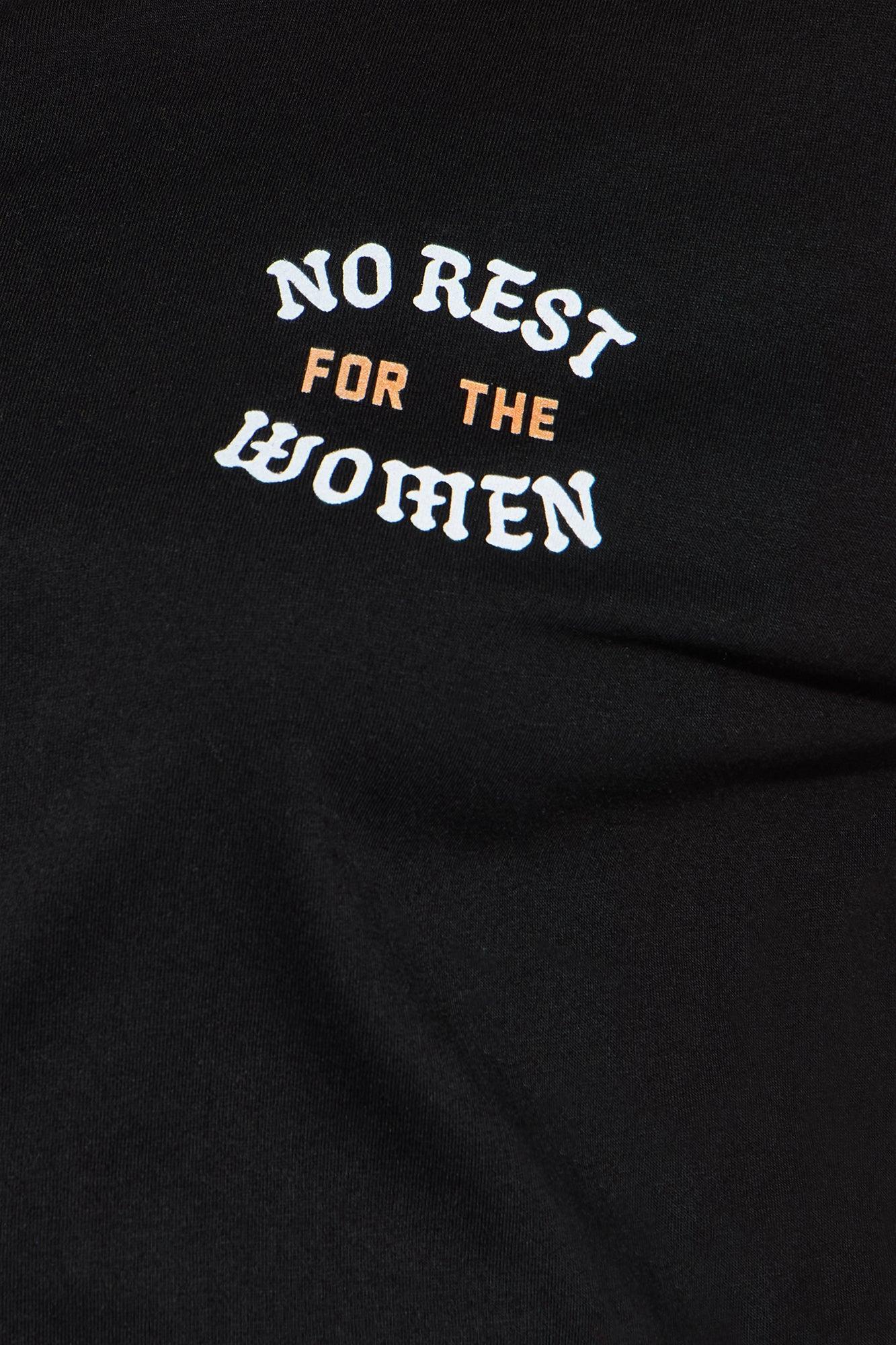 No Rest For The Women Oversized Tee - Black Product Image