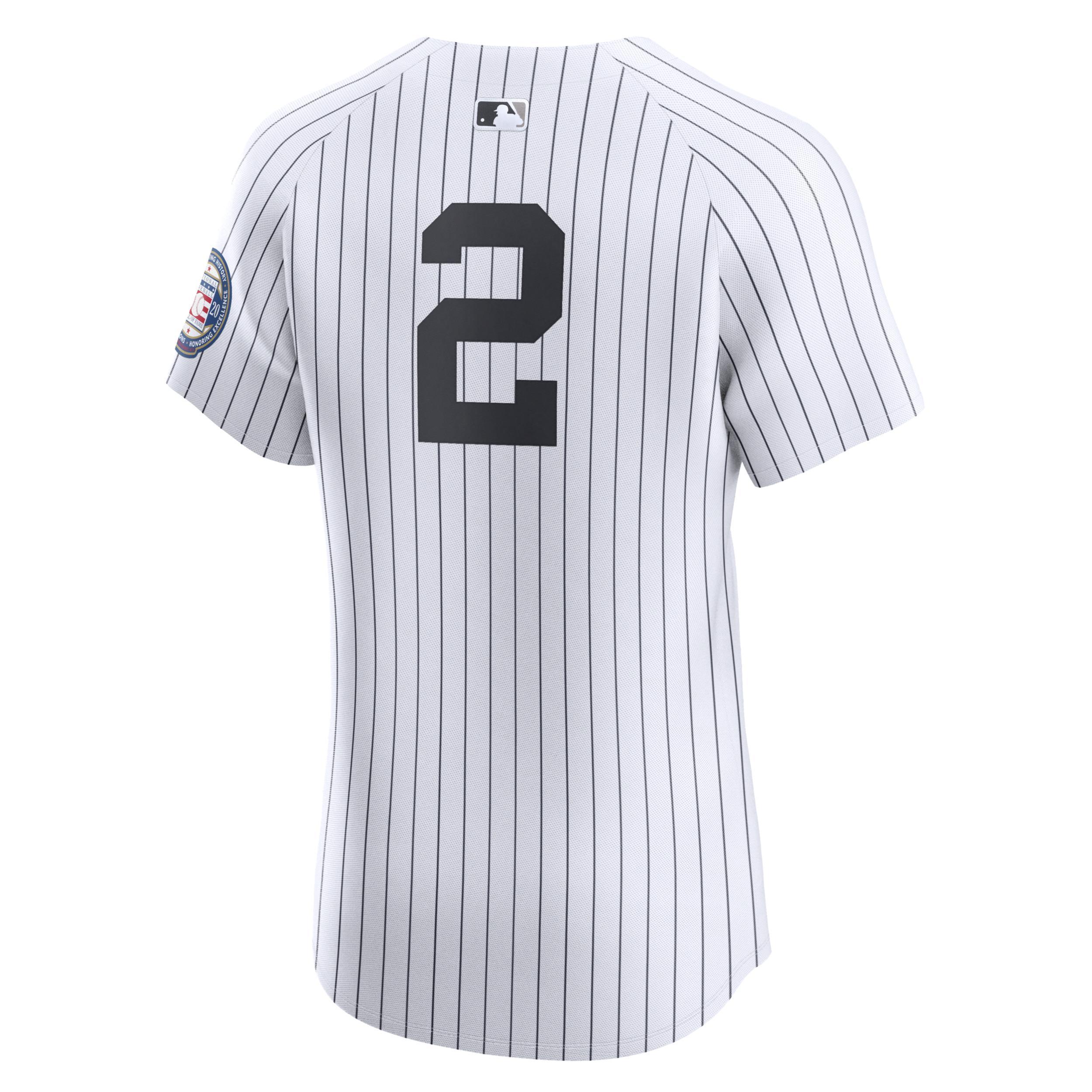 Derek Jeter New York Yankees Nike Mens Dri-FIT ADV MLB Elite Jersey | 90B0NKHOQD5-B9N Product Image
