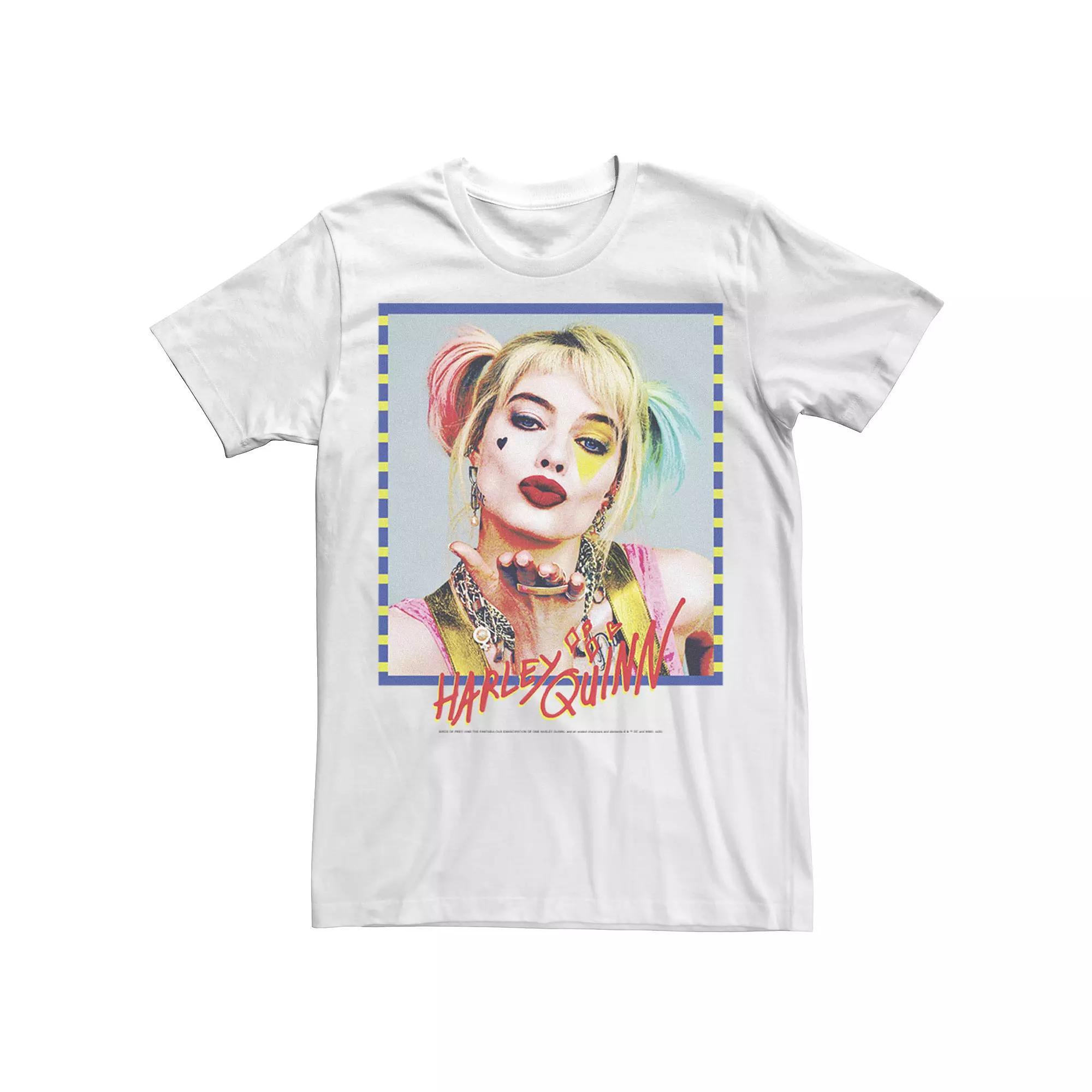 Men's Harley Quinn: Birds of Prey Poster Tee, Size: 3XL, White Product Image