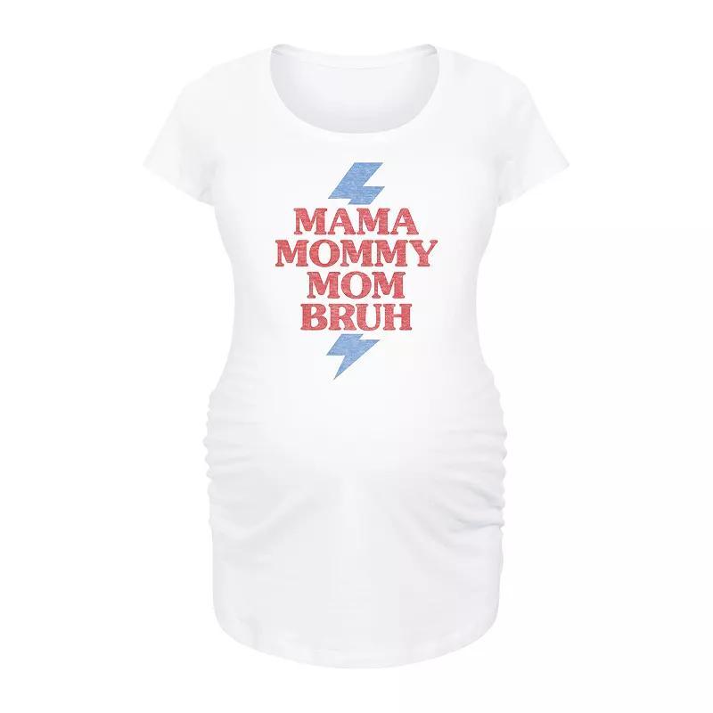 Maternity Mama Mommy Mom Bruh Graphic Tee, Womens Product Image