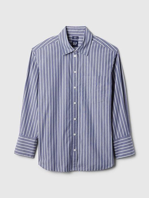 Organic Cotton Poplin Big Shirt Product Image