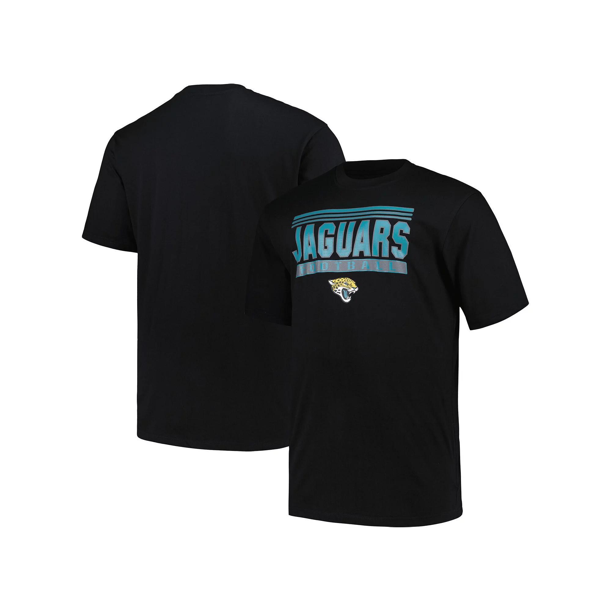 Men's Fanatics Black Jacksonville Jaguars Big & Tall Pop T-Shirt,  Product Image