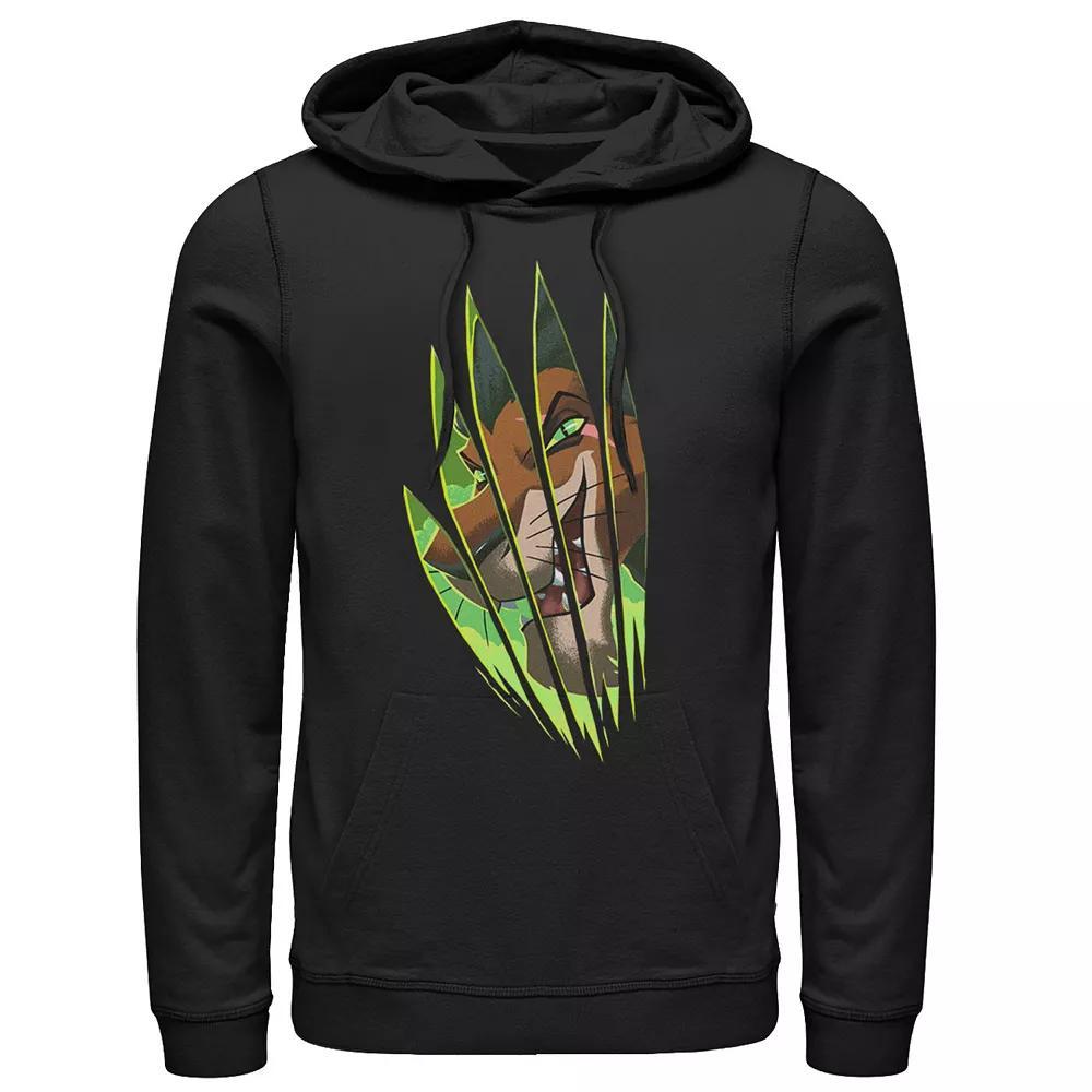 Disney's Lion King Scar Slash Portrait Men's Hoodie, Size: XL, Black Product Image