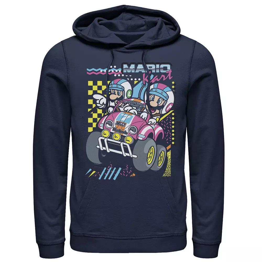 Men's Nintendo Mario Kart Mario Luigi Darting Hoodie,  Product Image