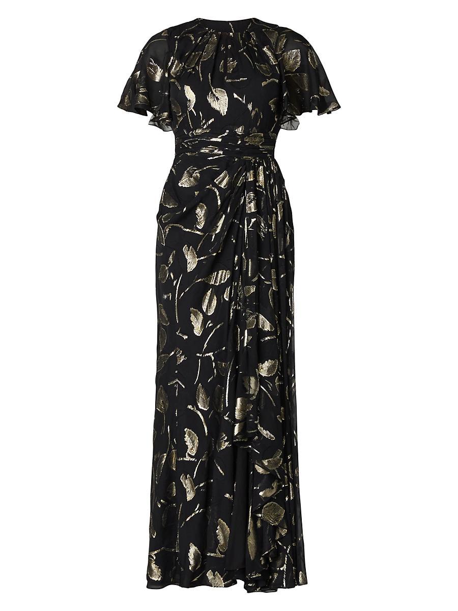 Womens Macie Metallic Print Gown Product Image