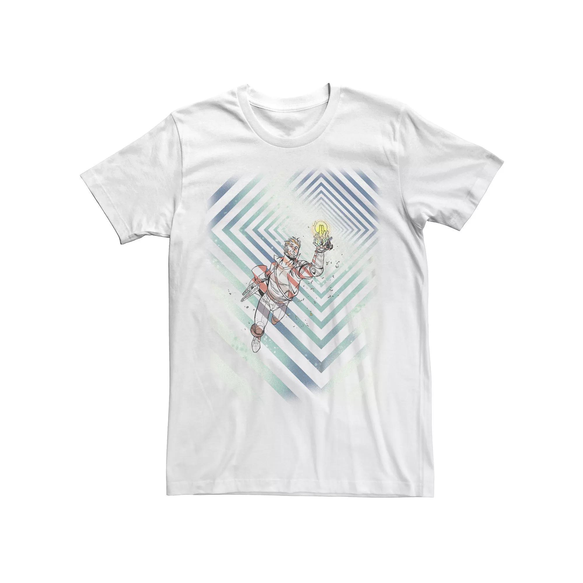 Men's Marvel Guardians Of The Galaxy Flying Star-Lord Graphic Tee,  Product Image