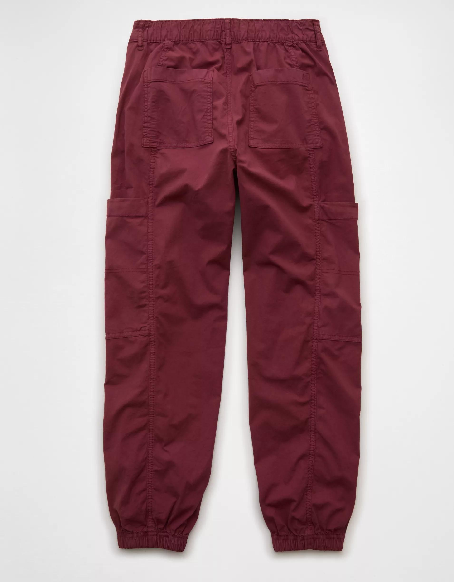 AE Snappy Stretch High-Waisted Baggy Cargo Jogger Product Image