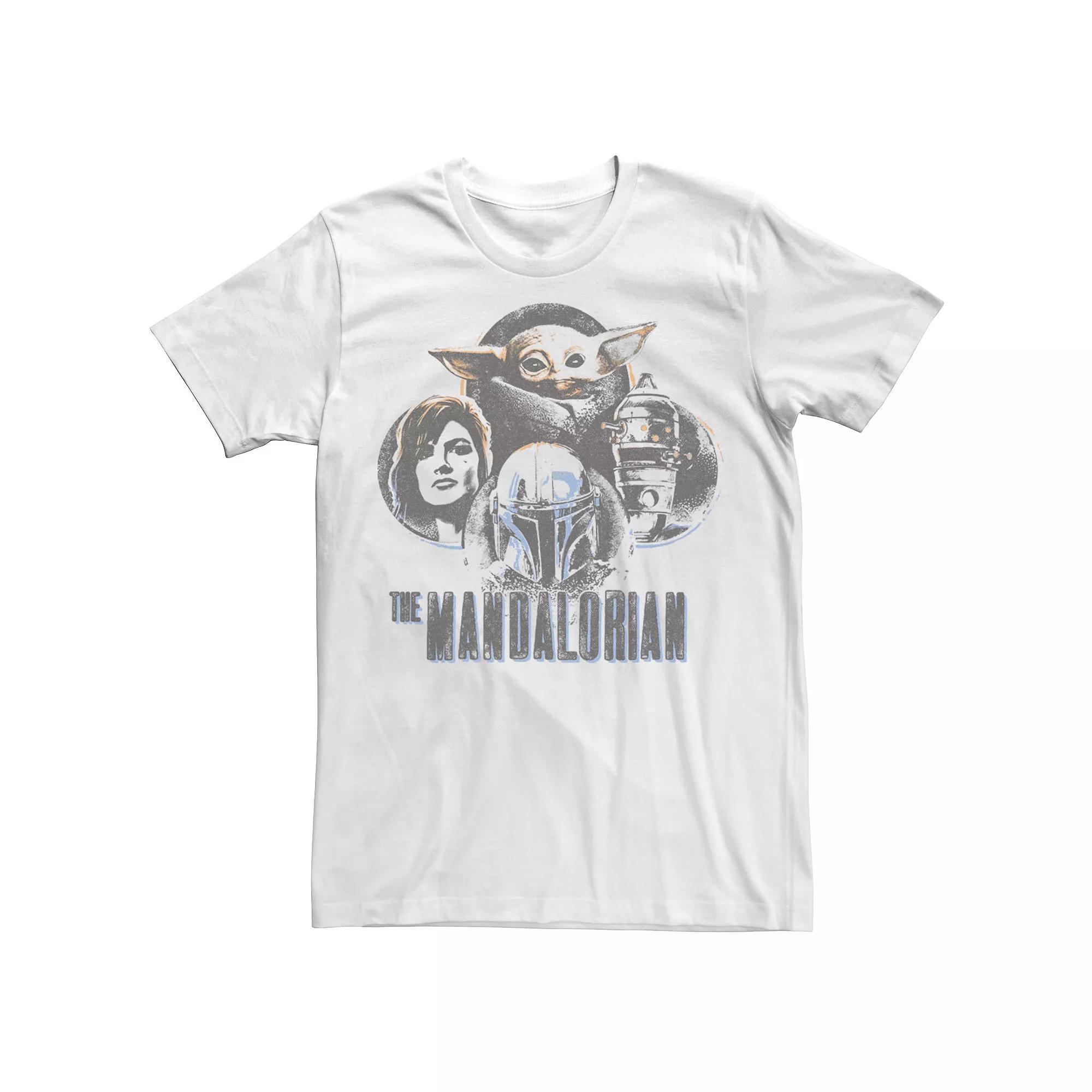 Men's Star Wars The Mandalorian Mando Circles Group Shot Tee,  Product Image