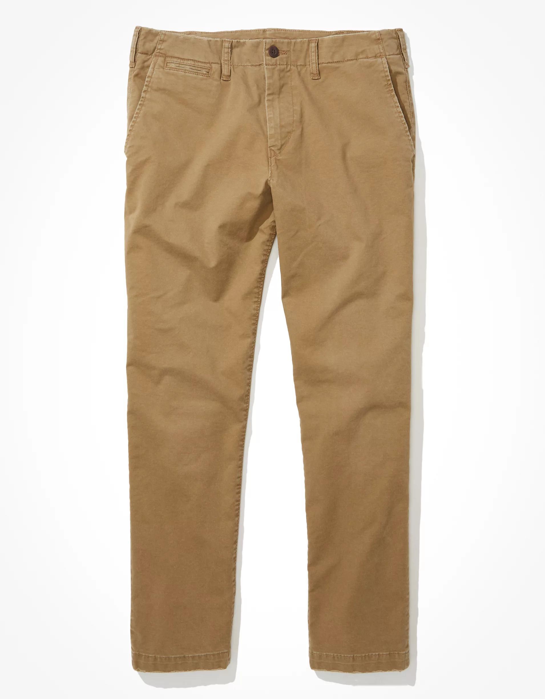 AE Flex Original Straight Lived-In Khaki Pant Product Image
