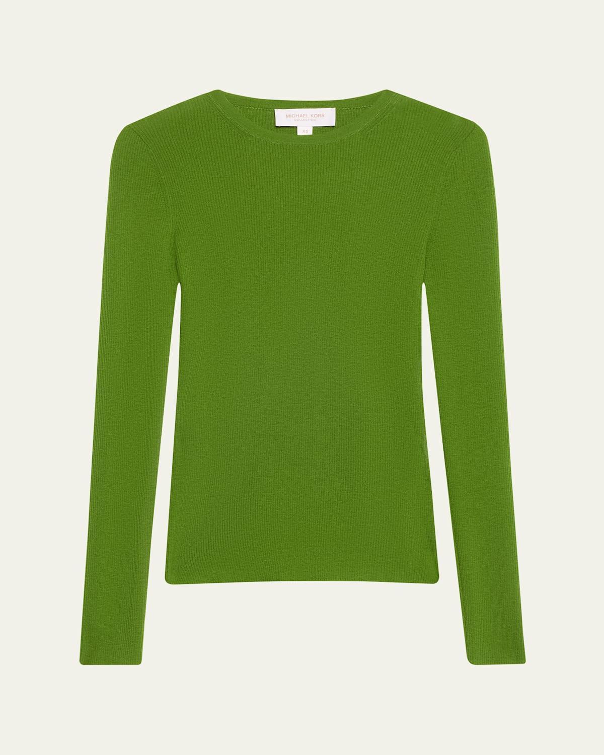 Womens Hutton Ribbed Cashmere Sweater Product Image