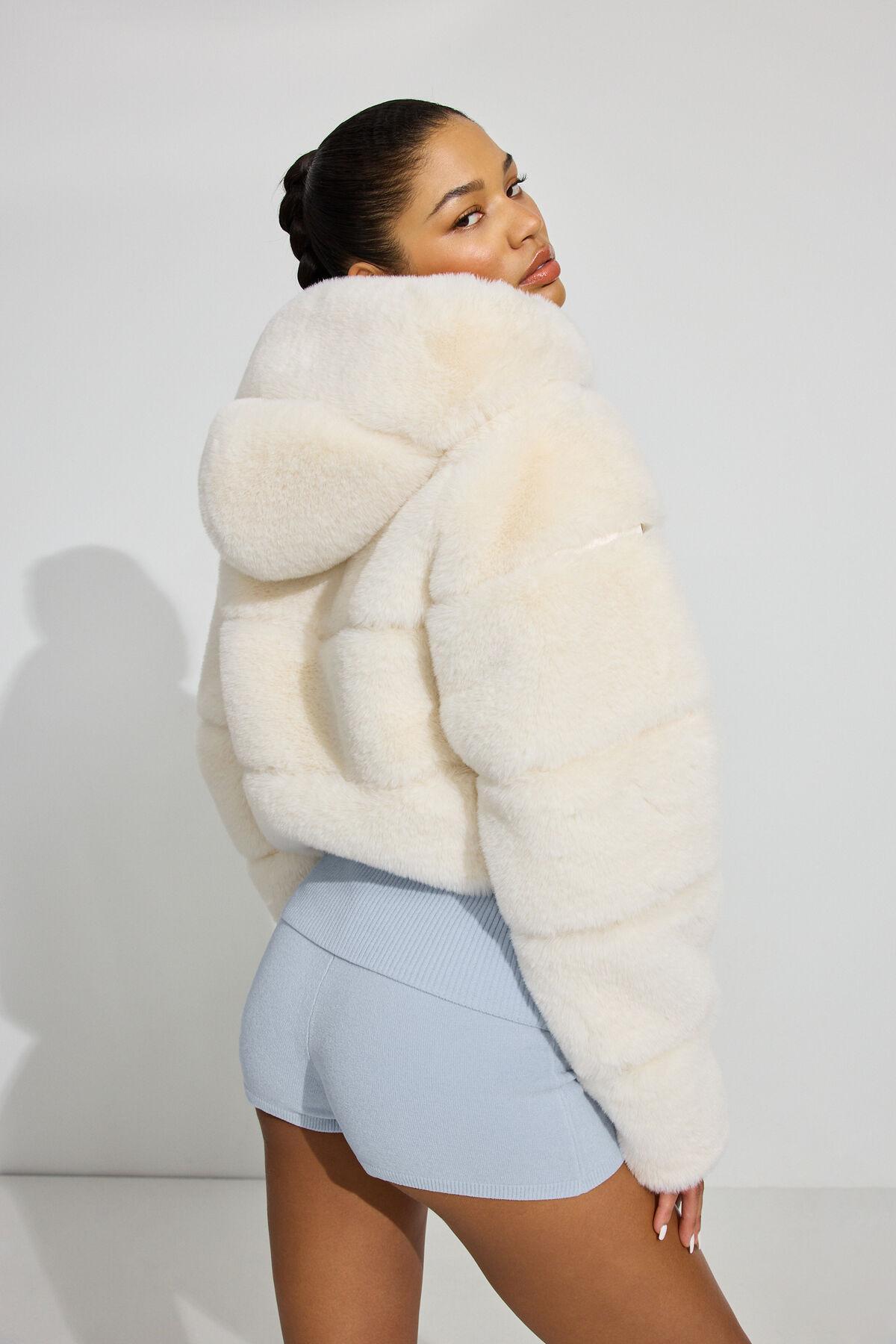 Faux-Fur Puffer Jacket Product Image