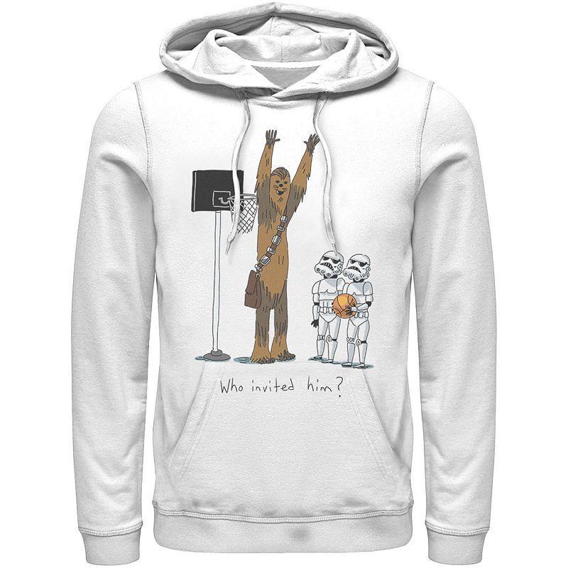 Mens Star Wars Chewbacca Basketball Who Invited Him Hoodie Product Image