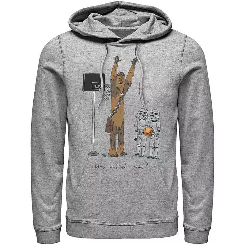 Mens Star Wars Chewbacca Basketball Who Invited Him Hoodie Product Image