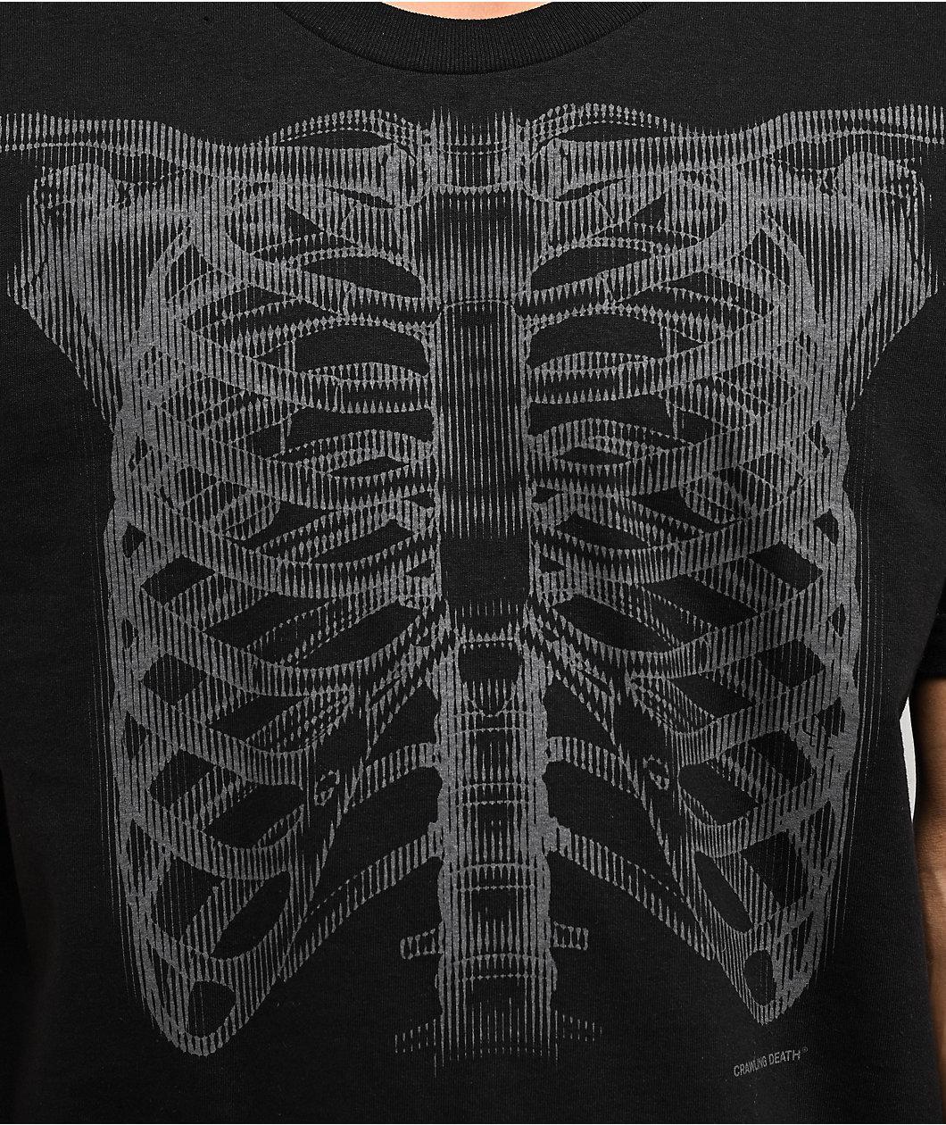 Crawling Death X Ray Black T-Shirt Product Image