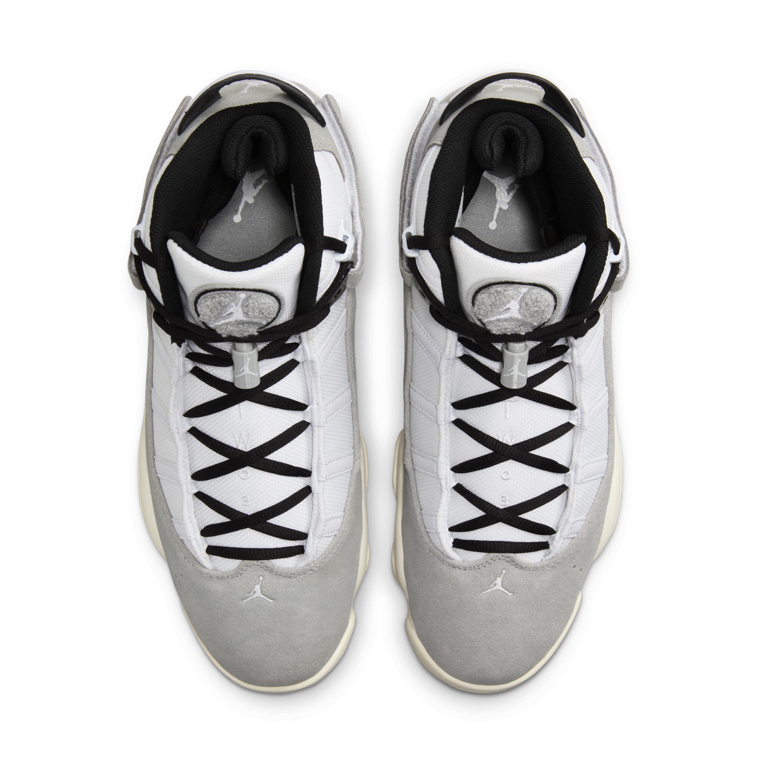 Jordan Mens 6 Rings - Shoes Beige/Black/White Product Image