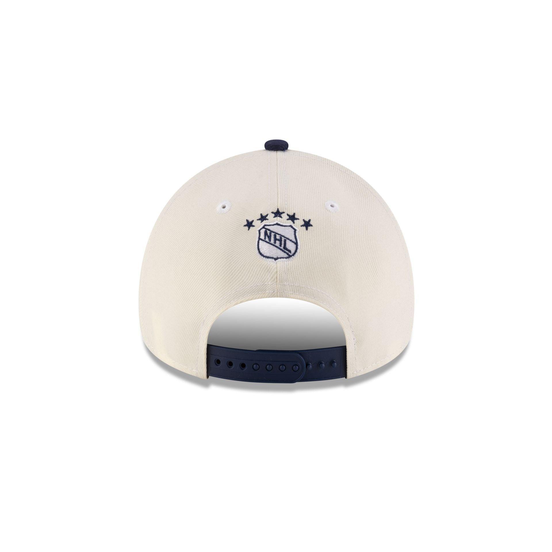 Toronto Maple Leafs Chrome White 9FORTY A-Frame Snapback Hat Male Product Image
