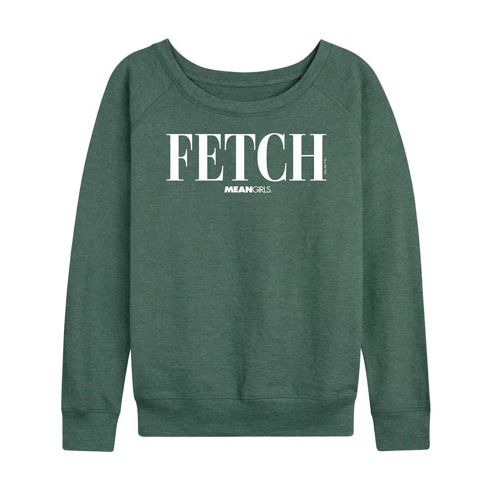 Women's Mean Girls Fetch French Terry Long Sleeve Tee,  Product Image
