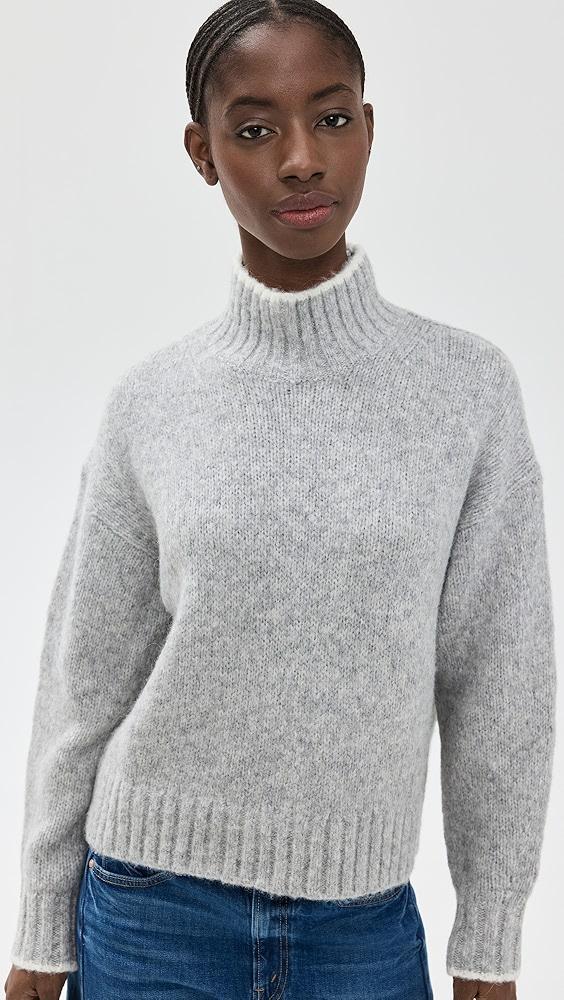 Madewell Fluffy Wool Balham Hi Low Turtle | Shopbop Product Image