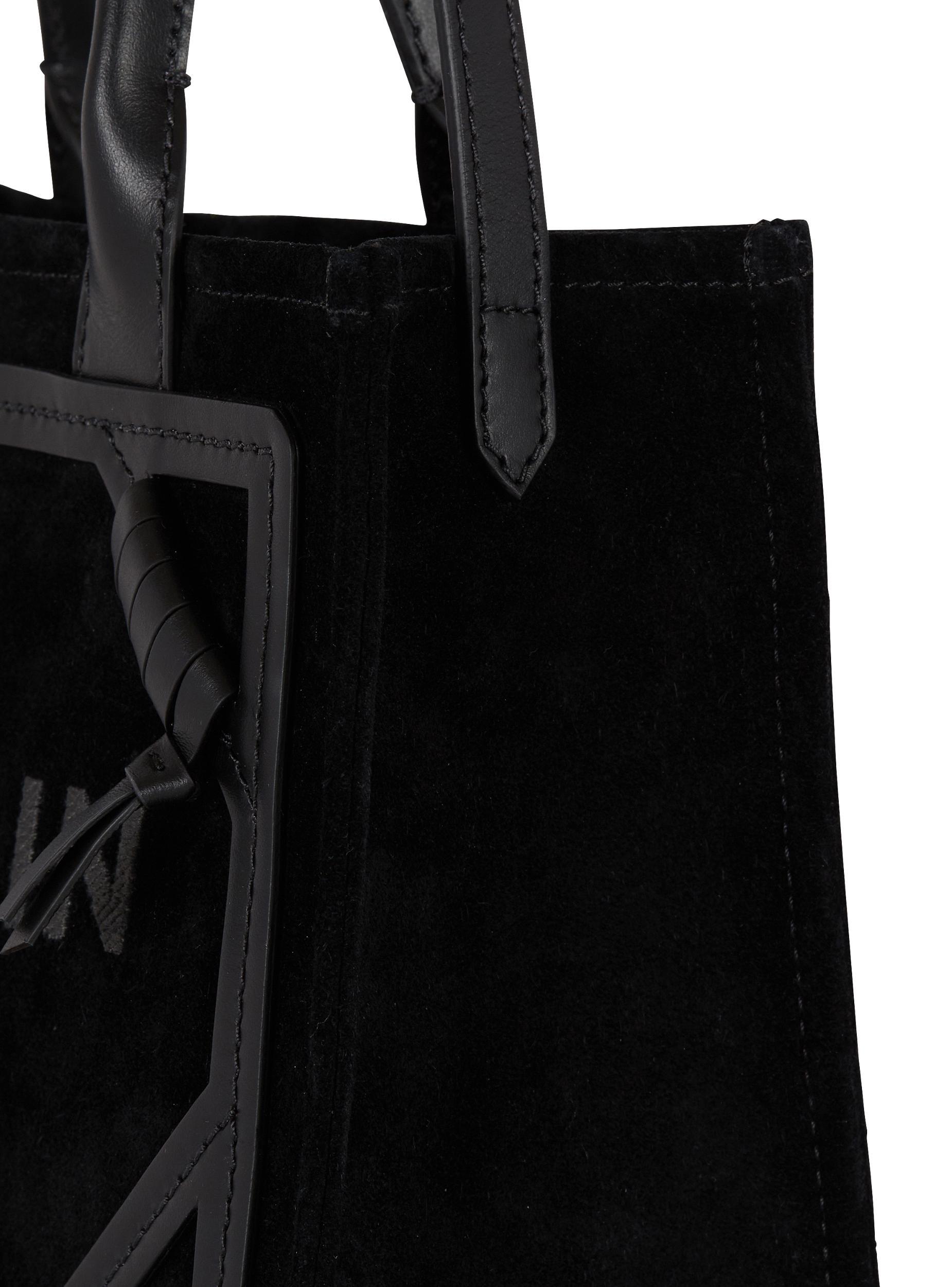 Small suede B-Army tote bag Product Image