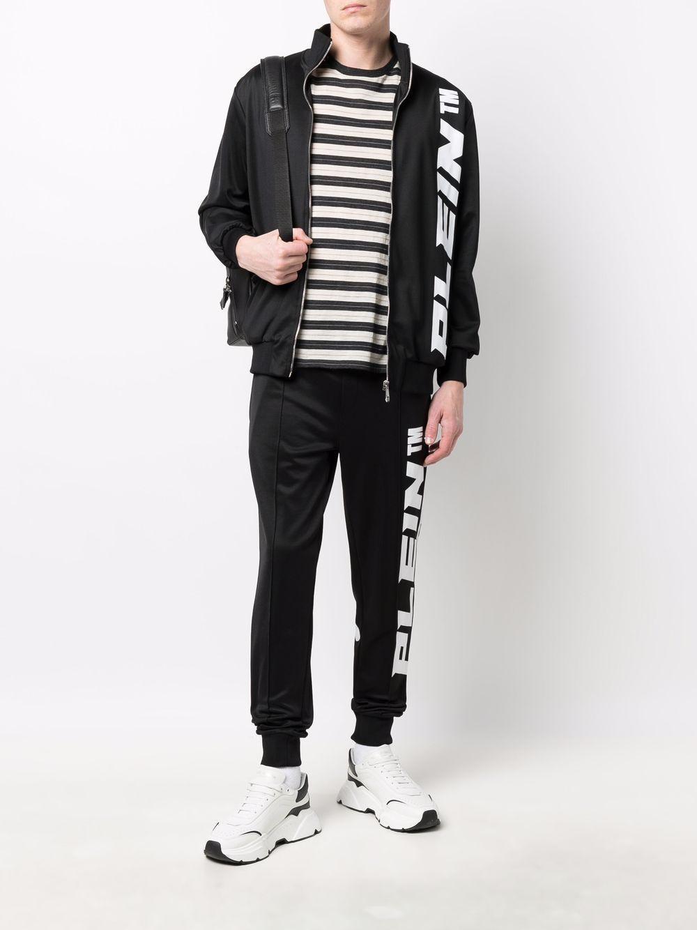 PHILIPP PLEIN Logo-print Tracksuit Set In Schwarz Product Image