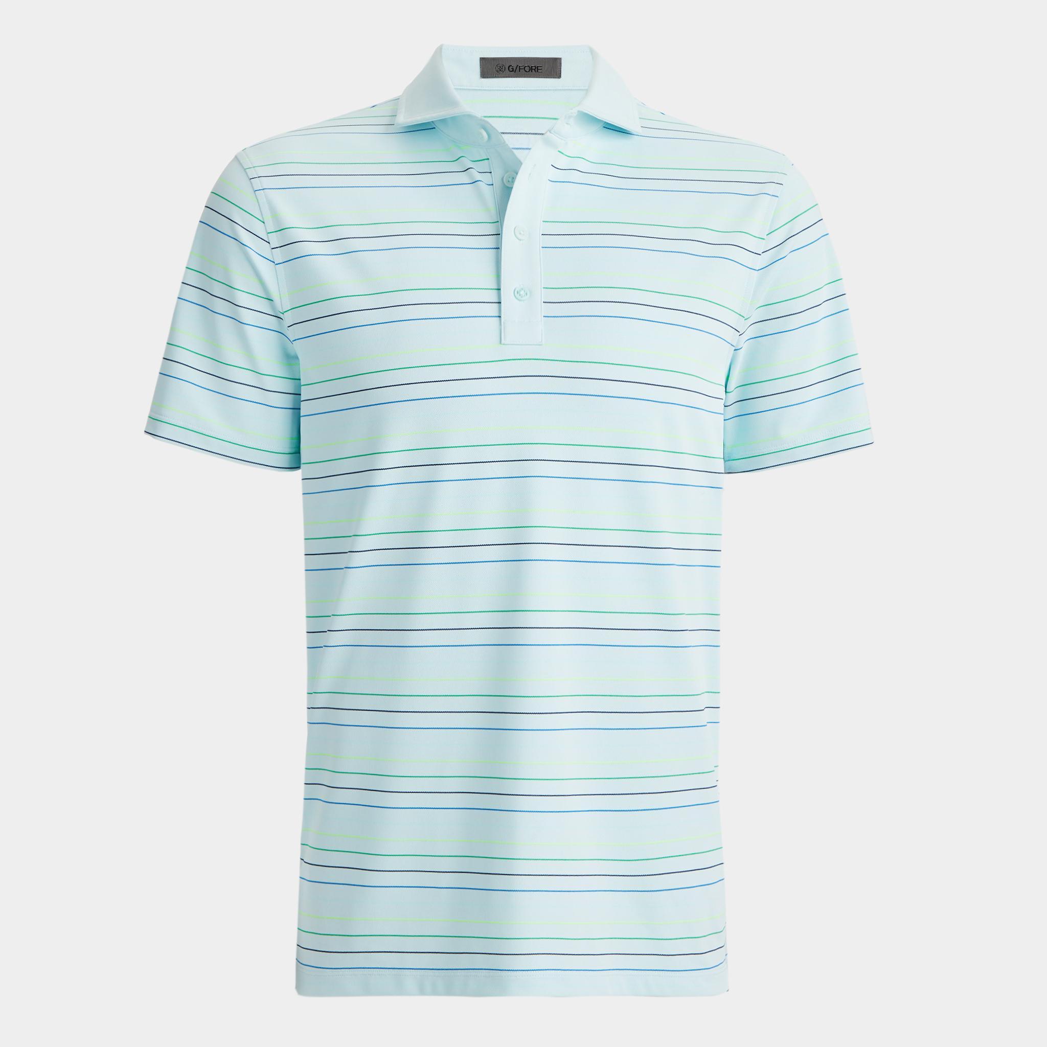 MULTI STRIPE TECH PIQUÉ POLO Product Image