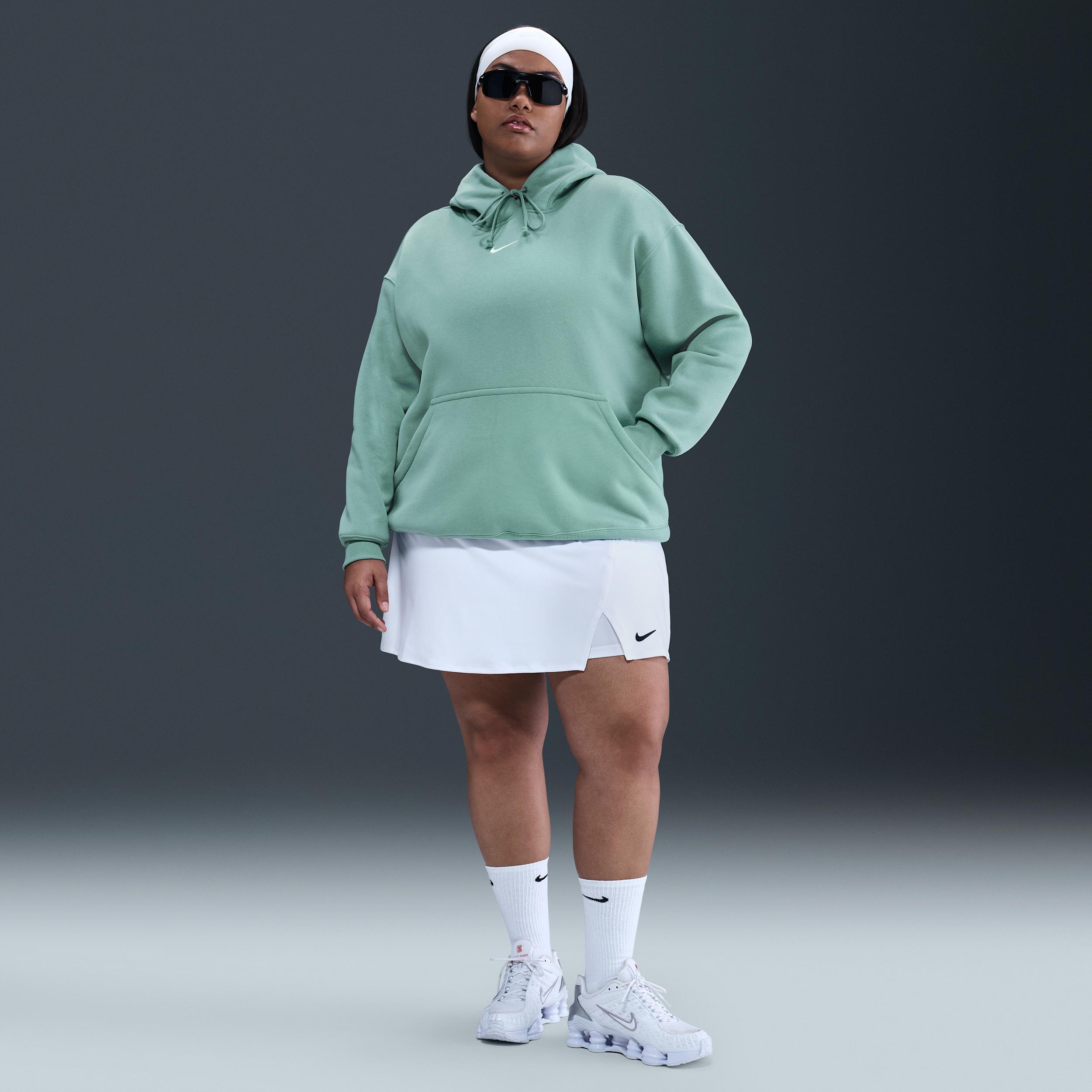Womens Nike Sportswear Phoenix Fleece Oversized Pullover Hoodie (Plus Size) | DV4984-017 Product Image